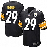 Nike Men & Women & Youth Steelers #29 Thomas Black Team Color Game Jersey,baseball caps,new era cap wholesale,wholesale hats
